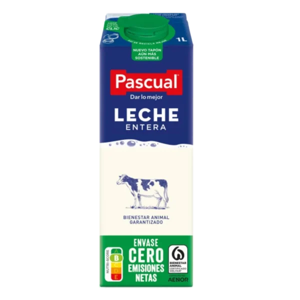 Leche entera Pascual